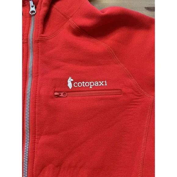 Cotopaxi Utah Jazz Sambaya Polartec Fleece Full Zip Hoodie‎ Jacket Red Medium - Picture 3 of 11